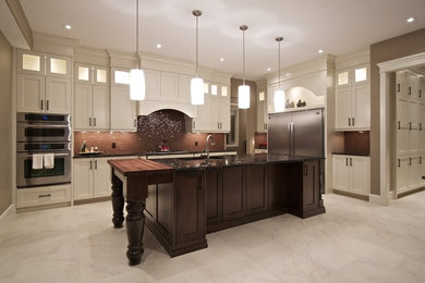 Example of a kitchen design in Calgary