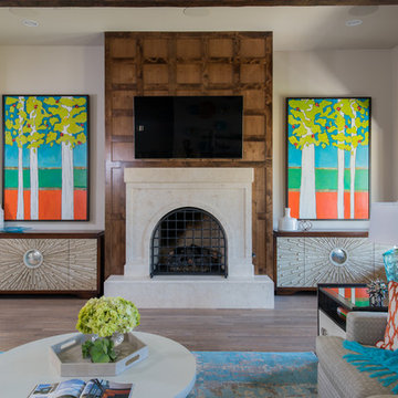 Colorful Contemporary Home Remodel