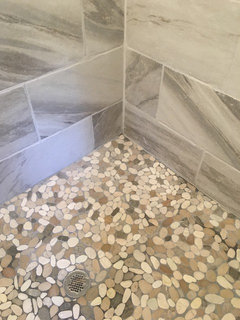 grout to use on river rock in shower