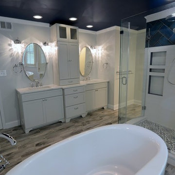 Mediterranean Inspired Master Bath in Fairfax Station