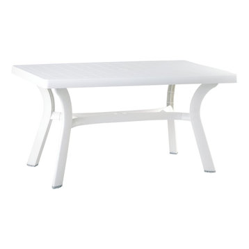 Compamia Sunrise Outdoor Dining Table, White