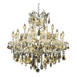 Elegant Lighting - Elegant Lighting 2800D30C-GT/SS Chandelier Maria Theresa - Chandeliers