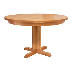 Single-Leg Round Pedestal Table - Dining Tables