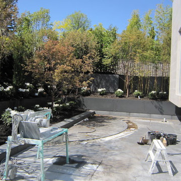 Critical Mass - A Bronze & Corten Garden Sculpture