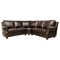 Traditional Sectional Sofas by LUKE LEATHER FURNITURE