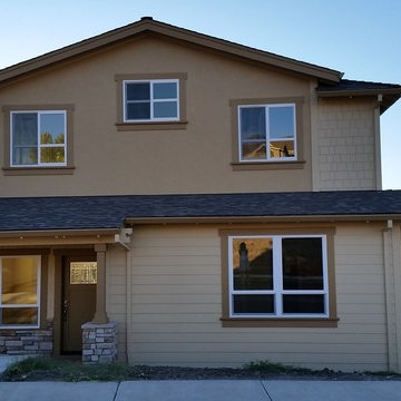 Hillside subdivision homes
