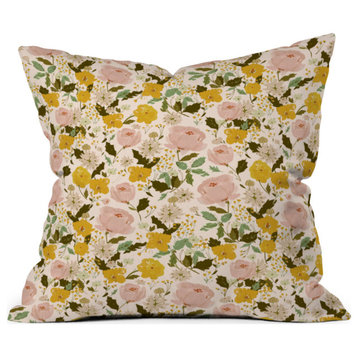 Deny Designs Alison Janssen Alices Vintage Garden Outdoor Throw Pillow, 16"