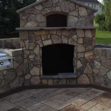 Outdoor Fireplaces with Build-In Pizza Oven in Staten Island