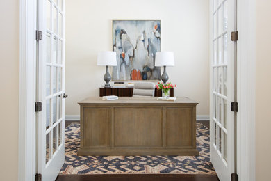 Transitional home office photo in Jacksonville