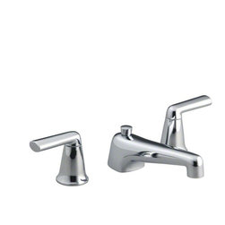 Kallista Nickel Silver Counterpoint by Barbara Barry Basin Set, Lever Handles - Bathroom Faucets And Showerheads