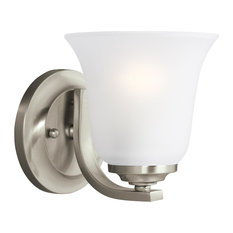 Sea Gull Lighting 1-Light Wall/Sconce, Brushed Nickel