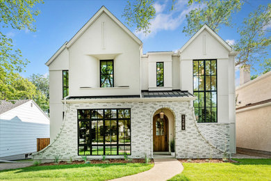 Inspiration for a contemporary exterior home remodel in Other