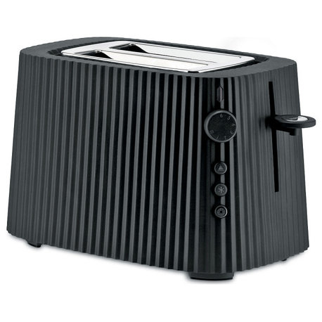 Alessi "Plisse" 2 Slice Toaster , Black