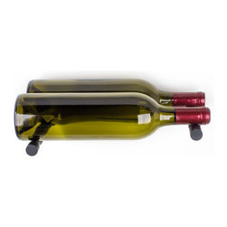 Wine Wall | Nek-Rite 2 Deep - 12 Bottle Set (Black) - Wine Racks