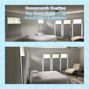 Honeycomb Duette Shades - Various Projects