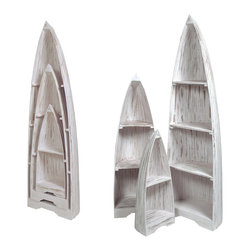 Sunset Trading Cottage 3 Piece Boat Shelves - Display And Wall Shelves 