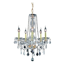 Elegant Lighting - Elegant Lighting 7855D21G/EC Chandelier Verona - Chandeliers