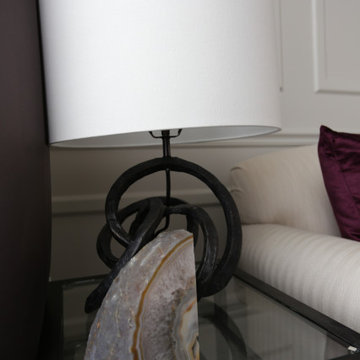 Cream Inspired Foyer, Dining, & Living Room