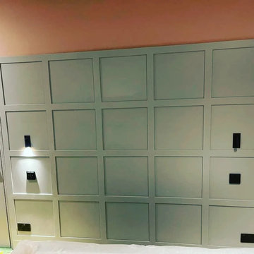 Integrated Wardrobe and wall panels