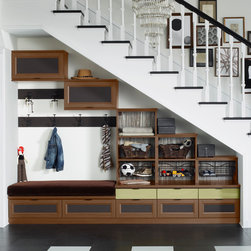 Tiered custom height shelving - Storage And Organization