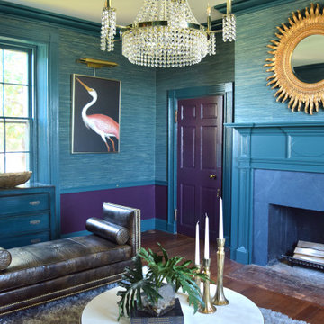 Tropical, Victorian, Gothic, Living Room- Waterford, VA
