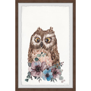 "Cutie Owl" Framed Painting Print, 12x18