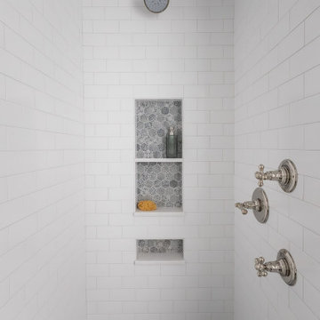 Upscale Maritime in Mystic Guest Bathroom