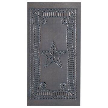 Small Vertical Federal Panel in Blackened Tin