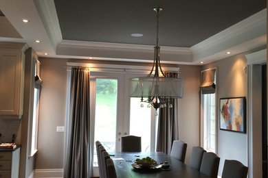 This is an example of a dining room in Toronto.