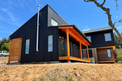 Inspiration for a contemporary exterior home remodel in Portland