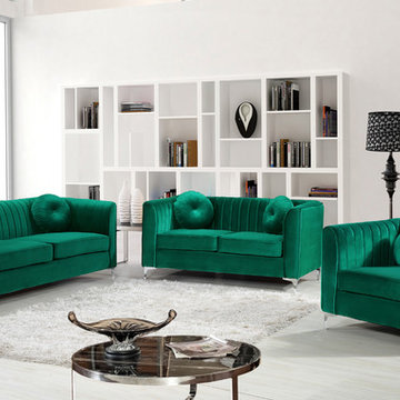 Modern and Edgy Living Room style.