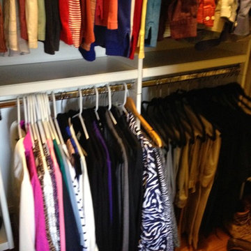 Large reach-in closet make over