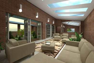 Renovation of a Rooftop into BBQ Area, Formal Living and Gym Area