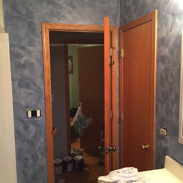 Bathroom Faux Finish - After