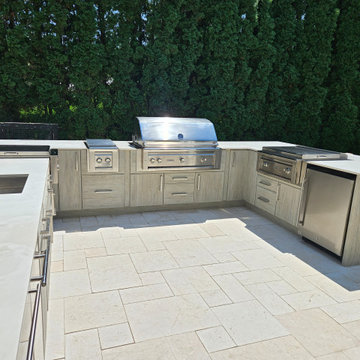 Outdoor Kitchen Designed With The Chef In Mind All Summer Long In The Hamptons