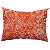 14" x 20" Zentangle Decorative Indoor Pillow, Bright Orange