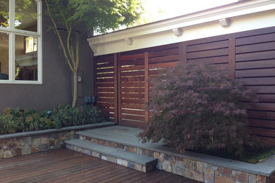 This is an example of a traditional patio in San Francisco.