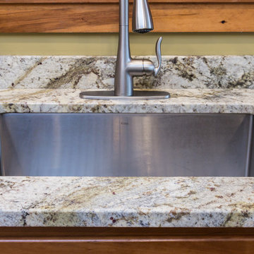 Leathered Typhoon Bordeaux Kitchen