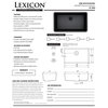 Lexicon Platinum Sink, Black