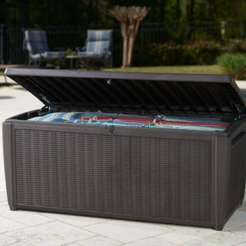 Sumatra 135 Gallon Deck Box by Keter, Brown