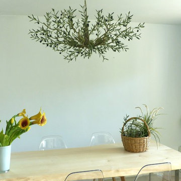 lustre dans la cuisine