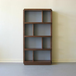 Tall Bookcase - Walnut & Laminate - Bookcases