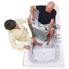 Ella Companion 32"x60" Triple Massage Acrylic Two Seat Walk in Bathtub, Faucet