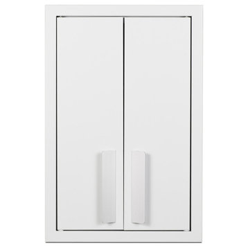 Summit CAB1218TALL 12"W X 18"H Double Door Base Cabinet - White