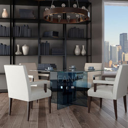 ANVERT GLASS DINING TABLE - Furniture