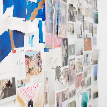 Colorful painter's loft in Washington D.C.'s Georgetown neighborhood
