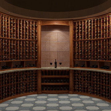 Wine Cellar Rendering