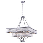 CWI LIGHTING - CWI LIGHTING 9972P23-8-601 8 Light Chandelier with Chrome finish - CWI LIGHTING 9972P23-8-601 8 Light  Chandelier with Chrome finishThis breathtaking 8 Light  Chandelier with Chrome finish is a beautiful piece from our Shalia Collection. With its sophisticated beauty and stunning details, it is sure to add the perfect touch to your décor.Collection: ShaliaFinish: ChromeMaterial: Metal (Stainless Steel)Crystals: K9 ClearHanging Method / Wire Length: Comes with 72" of chainDimension(in): 23(W) x 30(H) x 23(L)Max Height(in): 102Bulb: (8)60W E12 Candelabra Base(Not Included)CRI: 80Voltage: 120Certification: ETLInstallation Location: DRYOne year warranty against manufacturers defect.