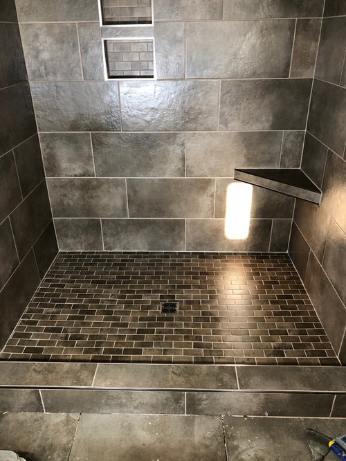 New construction shower