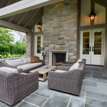 English Tudor Remodel in Radnor